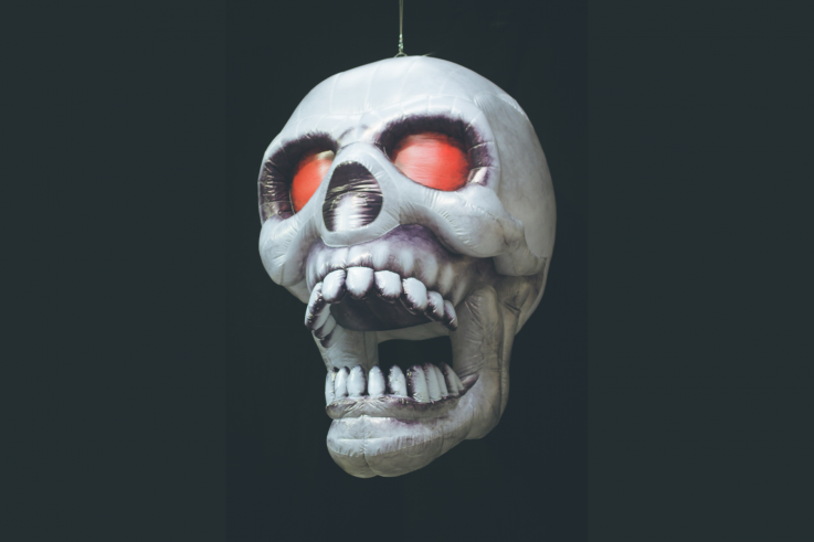 Inflatable Skull
