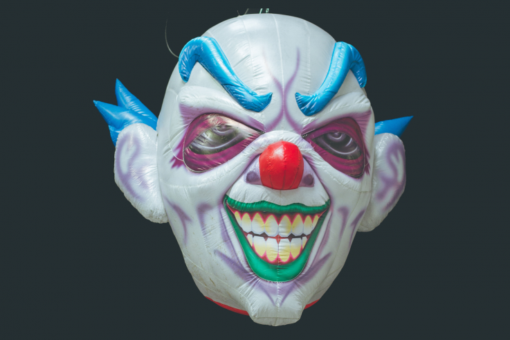 Inflatable Clown Head